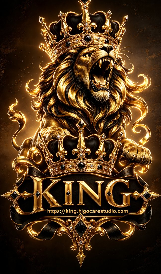 KING 皇冠狮子 Logo